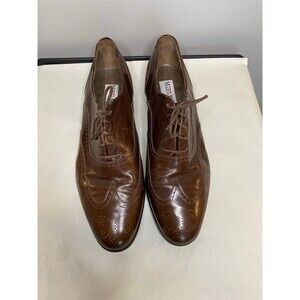 Mario Bruni vintage leather oxfords brown